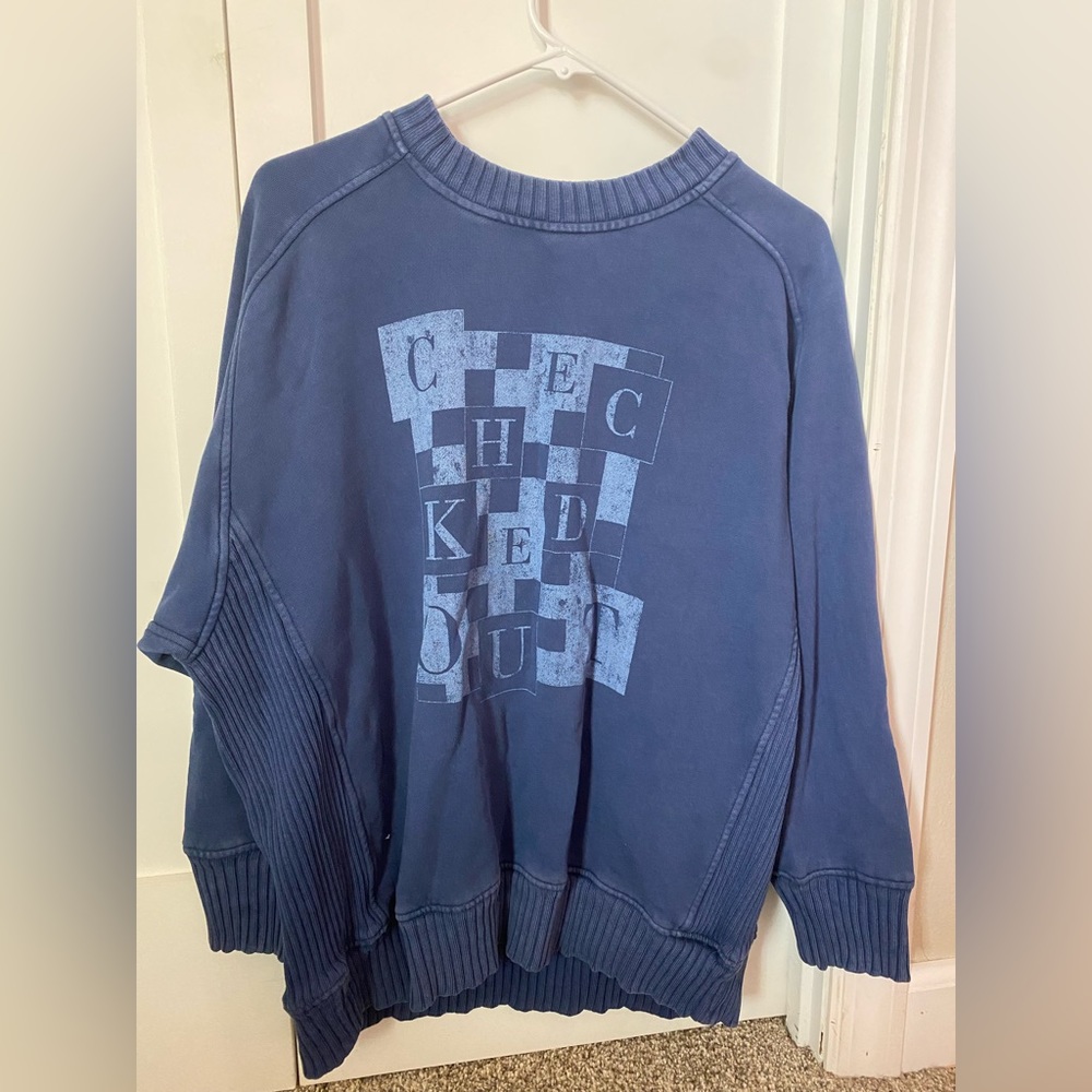 Aerie blue crewneck